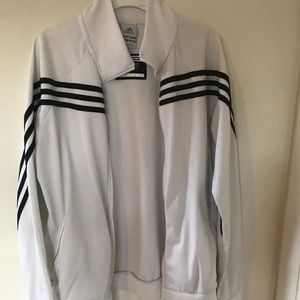 White Adidas Track Jacket